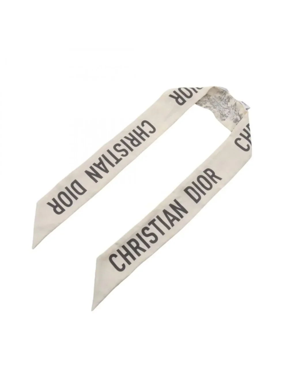 Dior Scarf Mitzah Toile de Jouy Ribbon Silk